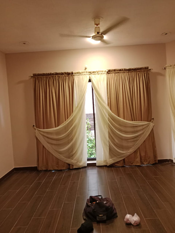 2 Panel Velvet Curtains 2 Panel Shafoon Curtains
